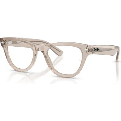RAY BAN RAY-BAN 50MM CAT EYE OPTICAL GLASSES