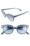 Ray Ban Rb4324 Sonnenbrillen Blau Transparent Fassung Blau Glas 50-21 In Blue/ Azure Gradient Blue