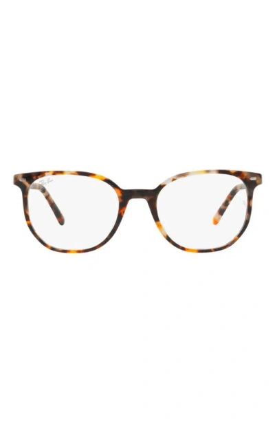 Ray Ban 50mm Irregular Elliot In Grey Havana