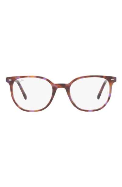 Ray Ban Ray-ban 50mm Irregular Elliot In Violet