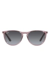 Ray Ban 50mm Junior Erika Phantos In Transparent Violet