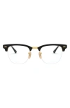 Ray Ban Ray-ban 50mm Optical Glasses In Gold/black