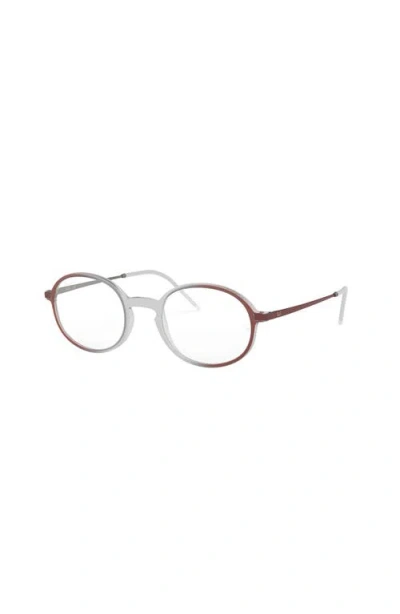 Ray Ban Ray-ban 50mm Oval Optical Glasses In Multi
