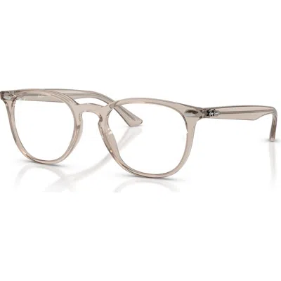 Ray Ban Ray-ban 50mm Phantos Optical Glasses In Gray