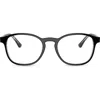 Ray Ban Ray-ban 50mm Phantos Optical Glasses In Trans Black