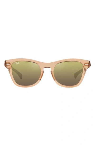 Ray Ban 50mm Square In Transparent