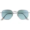 Ray Ban Ray-ban 51mm Geometric Sunglasses In Blue Gradient
