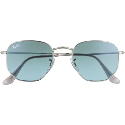 Ray Ban Ray-ban 51mm Geometric Sunglasses In Blue Gradient