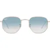 Ray Ban Ray-ban 51mm Geometric Sunglasses In Gray