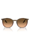 Ray Ban Ray-ban 51mm Gradient Phantos Sunglasses In Brown