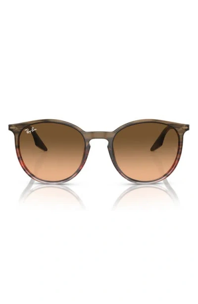 Ray Ban Ray-ban 51mm Gradient Phantos Sunglasses In Brown