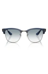 Ray Ban Ray-ban 51mm Gradient Square Sunglasses In Blue Grad