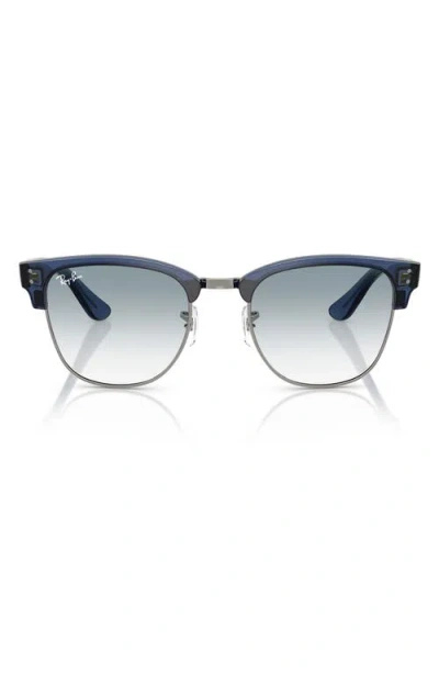 Ray Ban Ray-ban 51mm Gradient Square Sunglasses In Blue Grad