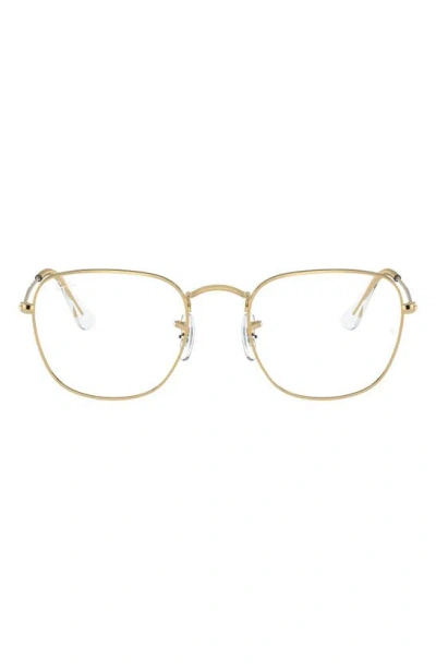 Ray Ban 51mm Optical Glasses In Legend Gold