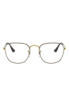 Ray Ban 51mm Optical Glasses In Gold