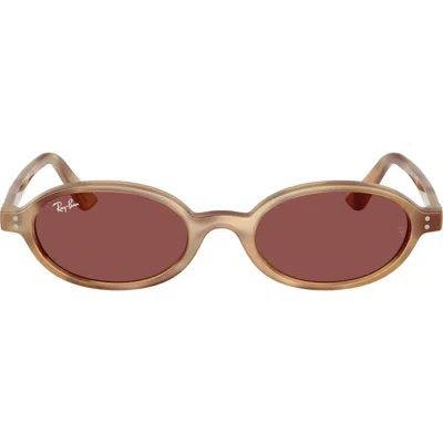 Ray Ban Ray-ban 51mm Oval Sunglasses In Pattern