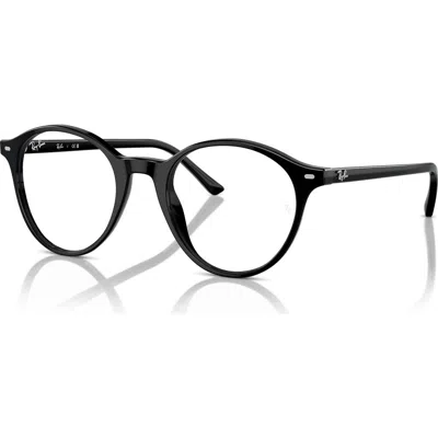 Ray Ban Ray-ban 51mm Phantos Optical Glasses In Black