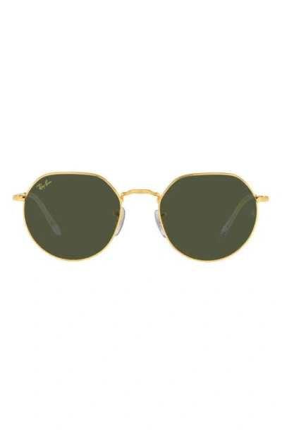 RAY BAN RAY-BAN 51MM ROUND SUNGLASSES