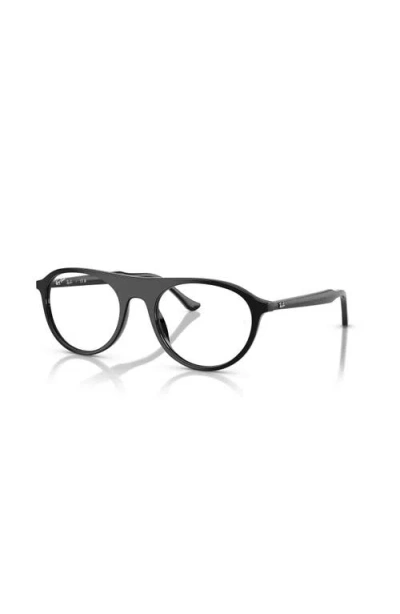 Ray Ban Ray-ban 51mm Square Optical Glasses In Black