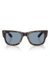 Ray Ban Ray-ban 51mm Square Sunglasses In Brown