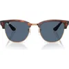 Ray Ban Ray-ban 51mm Square Sunglasses In Dark Blue