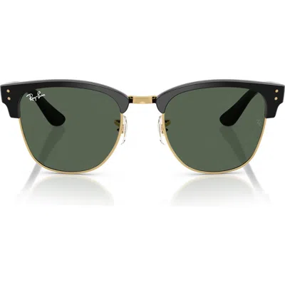 Ray Ban Ray-ban 51mm Square Sunglasses In Dark Green