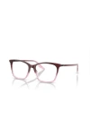 Ray Ban Ray-ban 54mm Cat Eye Optical Glasses In Red