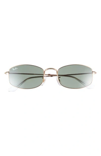 Ray Ban Ray-ban 52mm Irregular Oval Sunglasses In Green