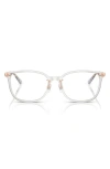 Ray Ban Ray-ban 52mm Pillow Optical Glasses In Clear