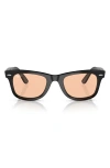 Ray Ban Ray-ban 52mm Square Sunglasses In Black