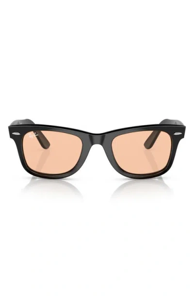 Ray Ban Ray-ban 52mm Square Sunglasses In Black