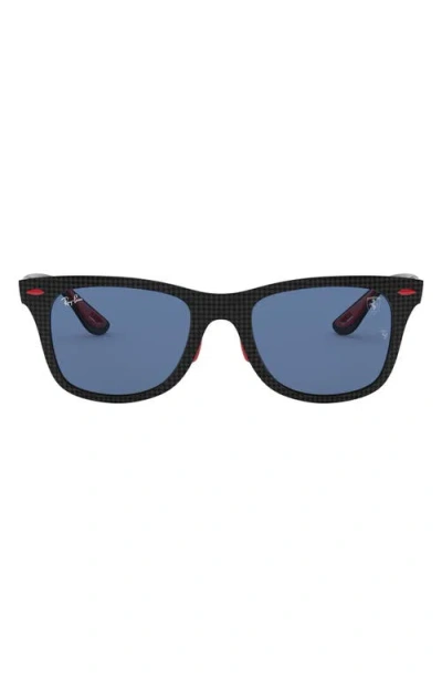 Ray Ban Ray-ban 52mm Square Sunglasses In Black