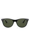 Ray Ban Rb2242 Wayfarer Oval Sunglasses In Black