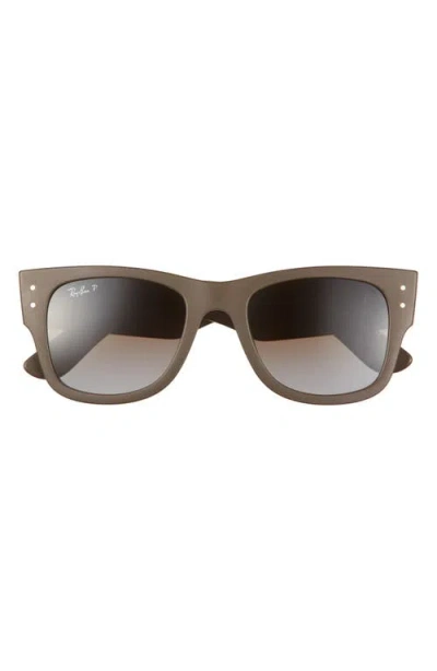 Ray Ban Ray-ban 52mm Square Sunglasses In Brown