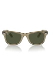 Ray Ban Original Wayfarer Square-frame Sunglasses In Grey/green