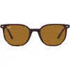 Ray Ban Ray-ban 52mm Square Sunglasses In Black