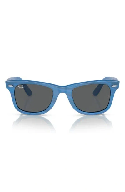 Ray Ban Ray-ban 52mm Square Sunglasses In Blue