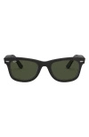 Ray Ban Ray-ban 52mm Square Sunglasses In Black