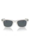 Ray Ban Ray-ban 52mm Square Sunglasses In Striped Light Blue