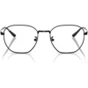 Ray Ban Ray-ban 53mm Irregular Optical Glasses In Black