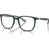 Ray Ban Ray-ban 53mm Irregular Optical Glasses In Green