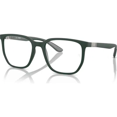 Ray Ban Ray-ban 53mm Irregular Optical Glasses In Green
