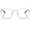 Ray Ban Ray-ban 53mm Irregular Optical Glasses In Silver