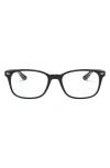 Ray Ban 53mm Optical Glasses In Black