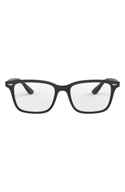 Ray Ban 53mm Optical Glasses In Black