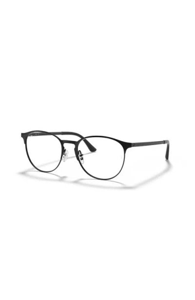 Ray Ban Ray-ban 53mm Phantos Optical Glasses In Black