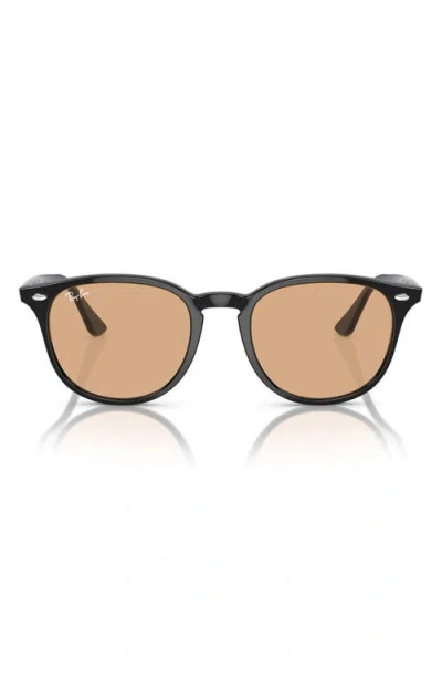 Ray Ban Ray-ban 53mm Phantos Sunglasses In Brown
