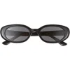 Ray Ban Ray-ban 53mm Pillow Oval Sunglasses In Black