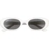 Ray Ban Rb4457d Bio-based Sonnenbrillen Weiss Fassung Grau Glas 55-19 In White