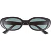 Ray Ban Ray-ban 53mm Pillow Sunglasses In Black